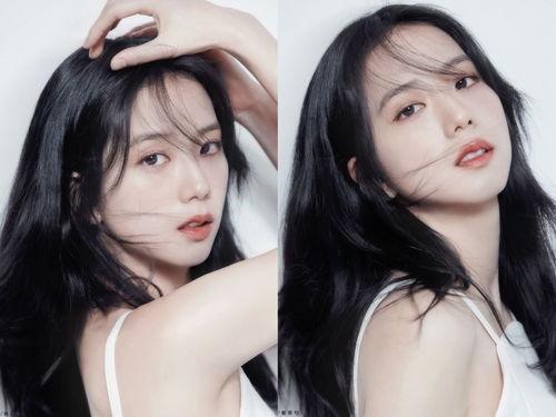 金智秀最新爆料照片,時尚魅力盡顯！